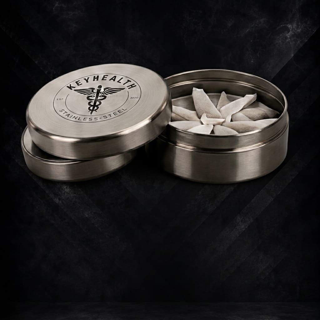 Stainless-Steel Nicotine Pouch Holder